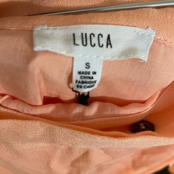 Lucca Couture Creamy Peach Maxi Skirt Size Small NWT - Picture 7 of 9